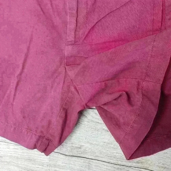 Ann Taylor LOFT maroon cotton shorts 6 inch inseam size 2 - Picture 7 of 8